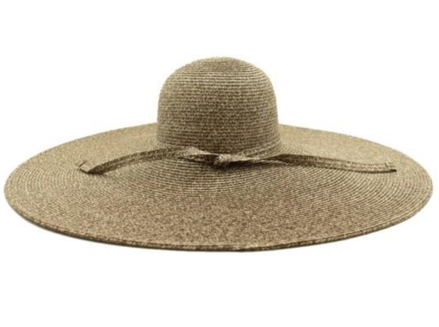 Floppy Hat Big Brim Mixed Color Brown