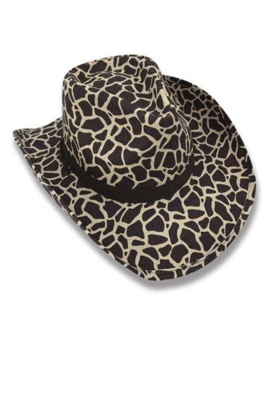 Cowboy Giraffe Design Hat
