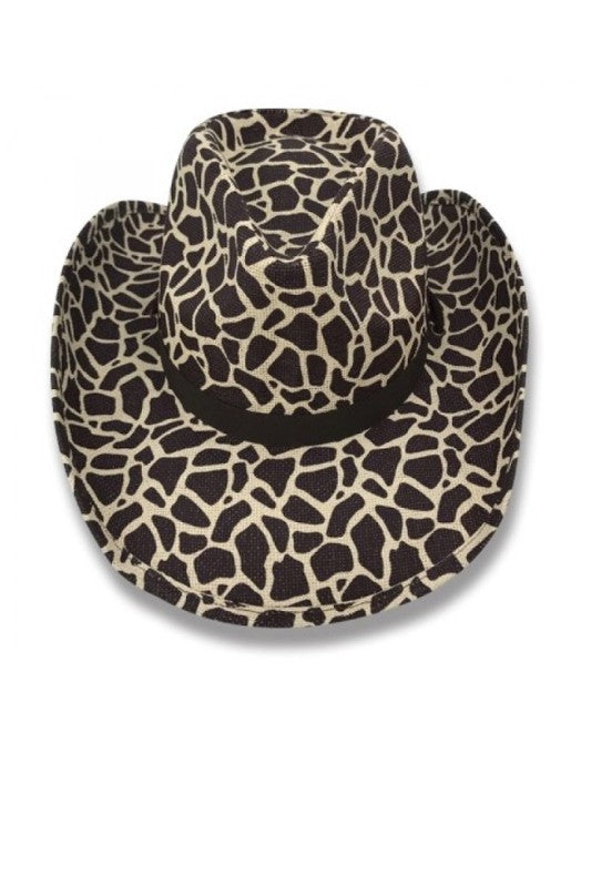 Cowboy Giraffe Design Hat