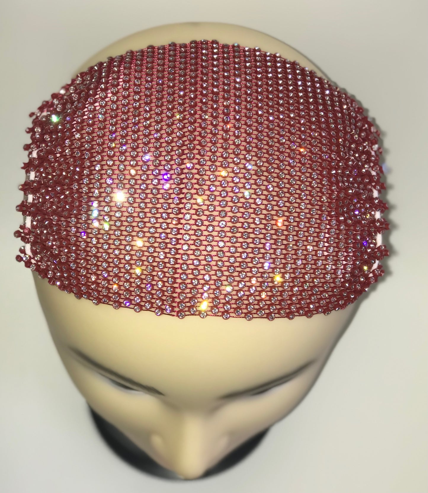 Fashion Mask (Sheer Burgundy Color)