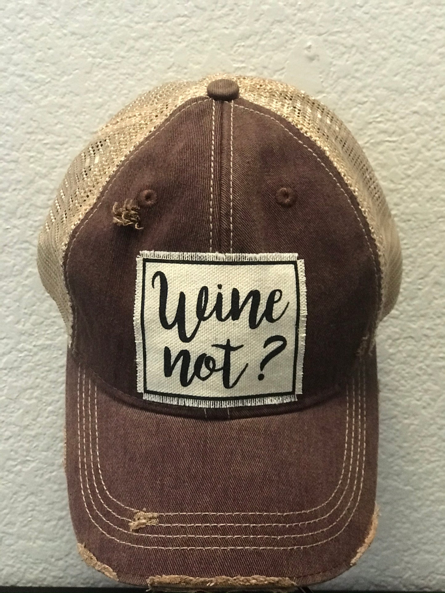 Trucker Cap "Wine Not?"