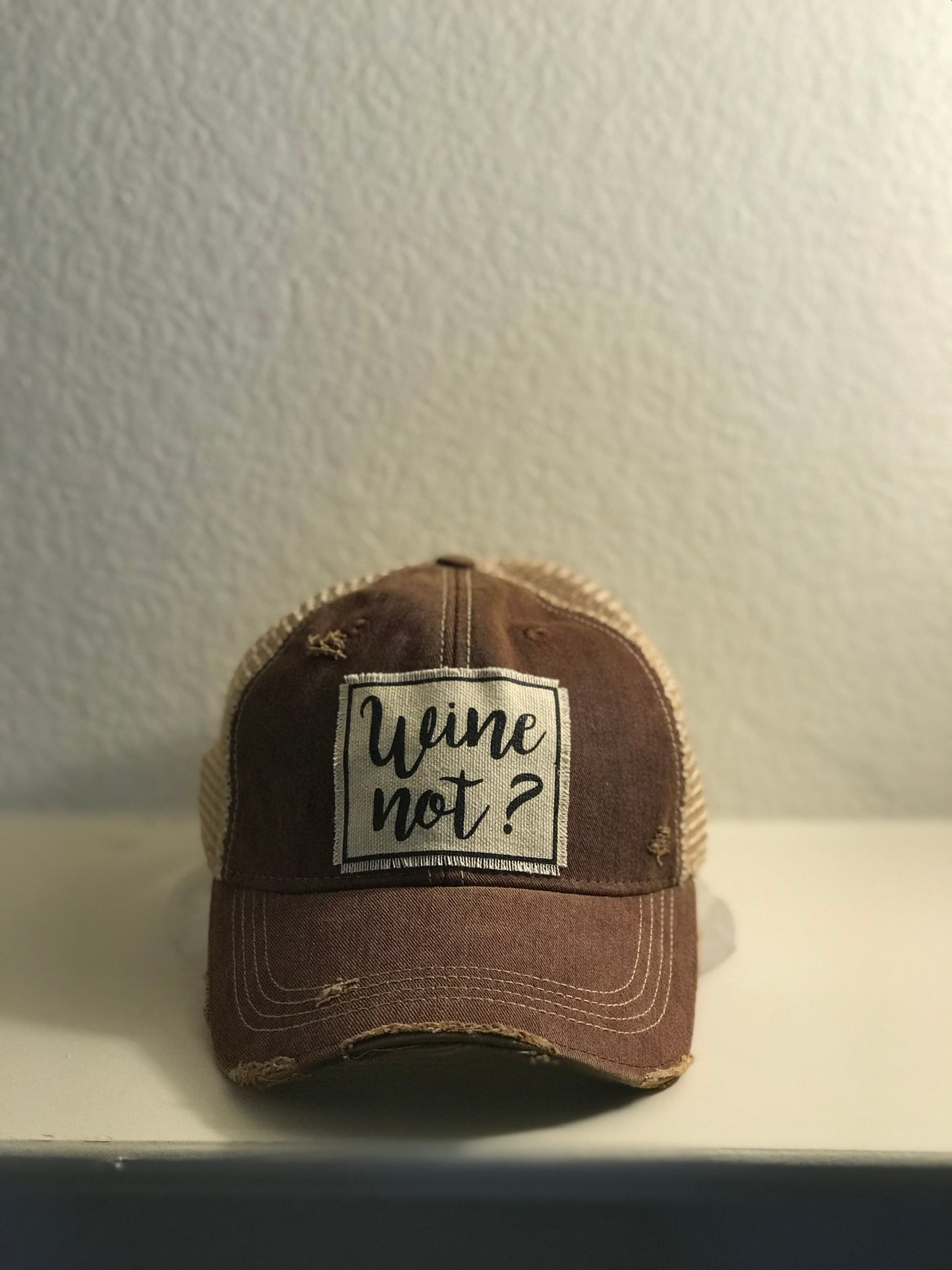 Trucker Cap "Wine Not?"