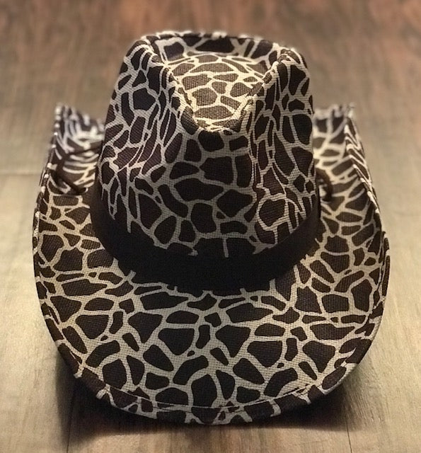 Cowboy Giraffe Design Hat