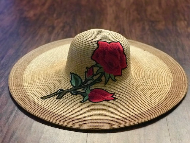 Floppy Sun Hat  Almond Rose