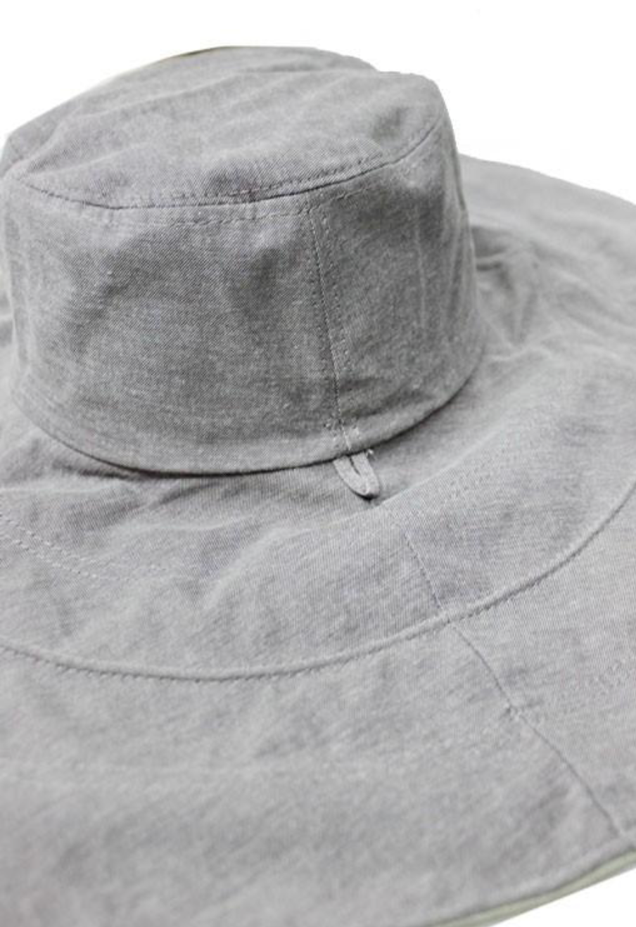 Floppy Sun Fabric Hat Gray