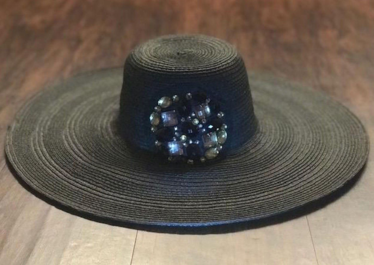Floppy Sun Hat Gem Black